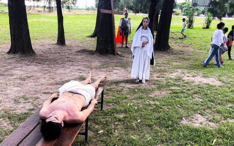 Foto de Viacrucis en La Cruz