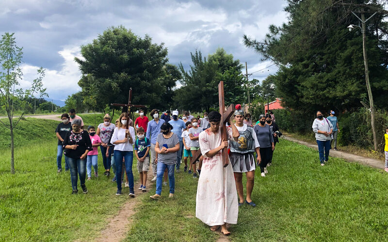 Foto de Viacrucis en La Cruz