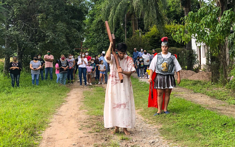 Foto de Viacrucis en La Cruz