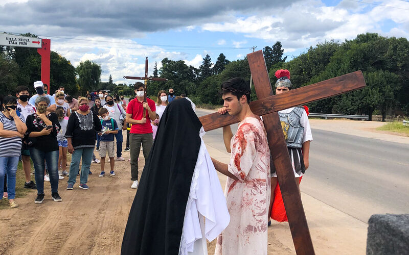 Foto de Viacrucis en La Cruz