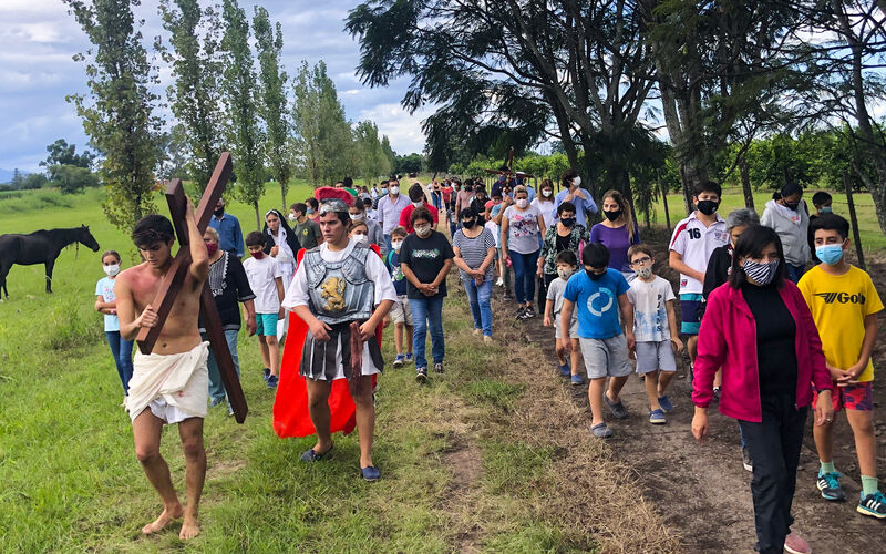 Foto de Viacrucis en La Cruz