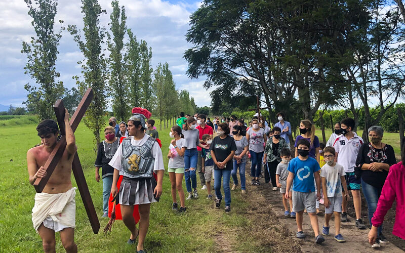 Foto de Viacrucis en La Cruz