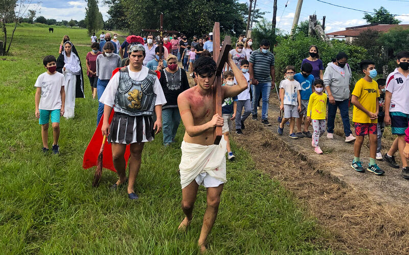 Foto de Viacrucis en La Cruz