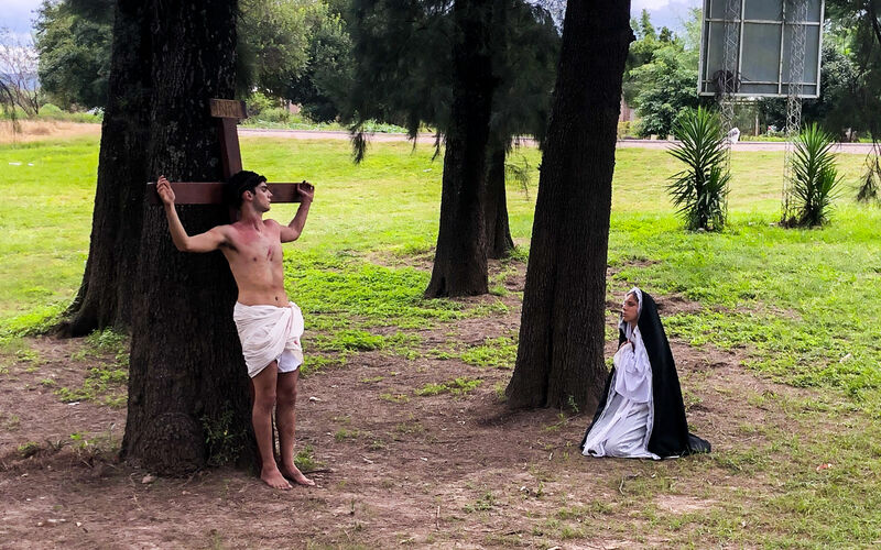 Foto de Viacrucis en La Cruz