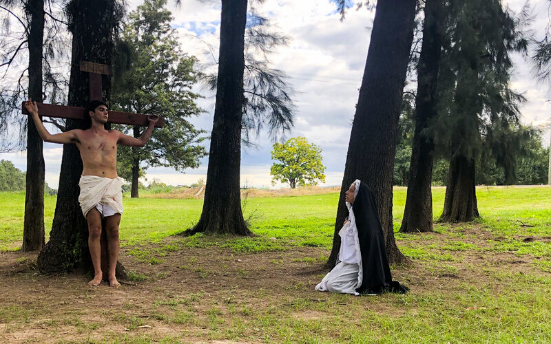 Foto de Viacrucis en La Cruz