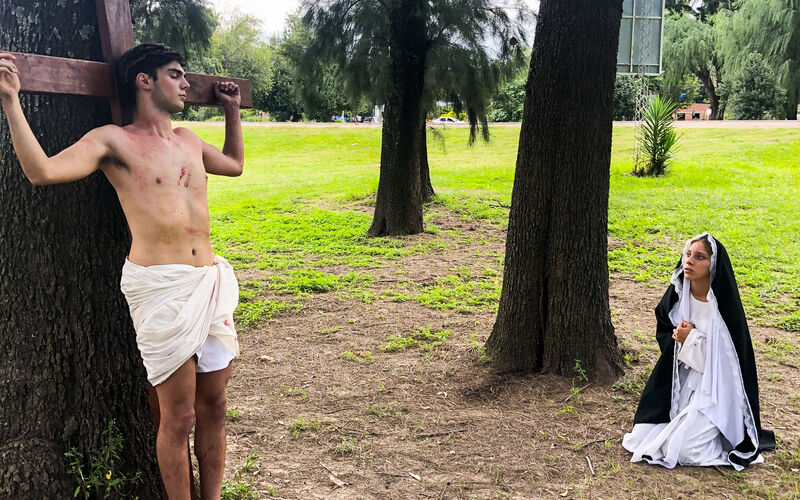 Foto de Viacrucis en La Cruz