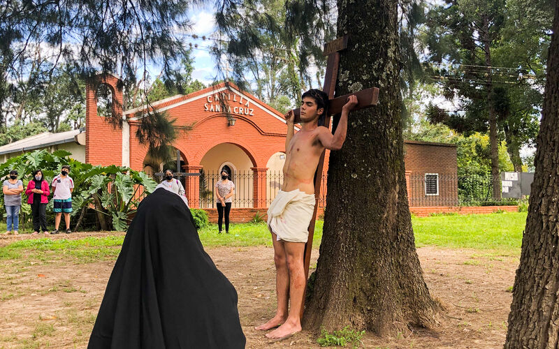 Foto de Viacrucis en La Cruz
