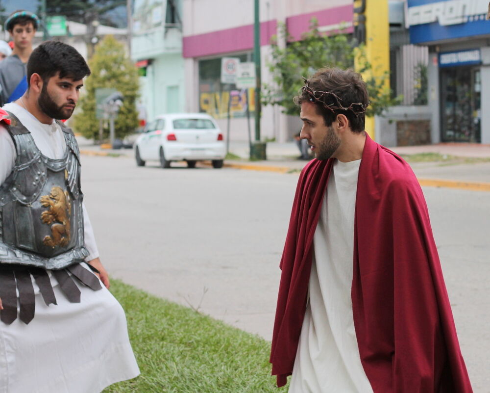 Foto de Viacrucis viviente