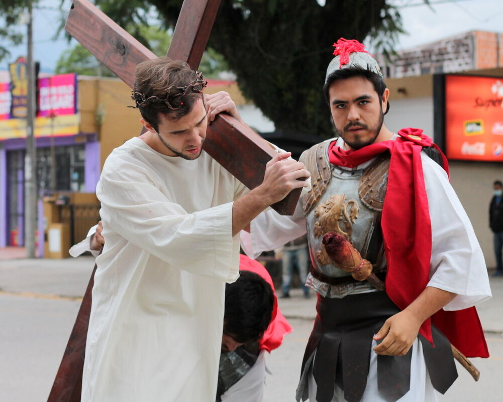 Foto de Viacrucis viviente