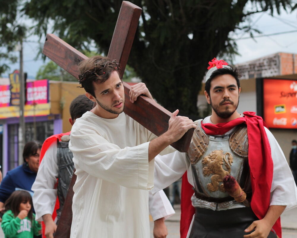 Foto de Viacrucis viviente