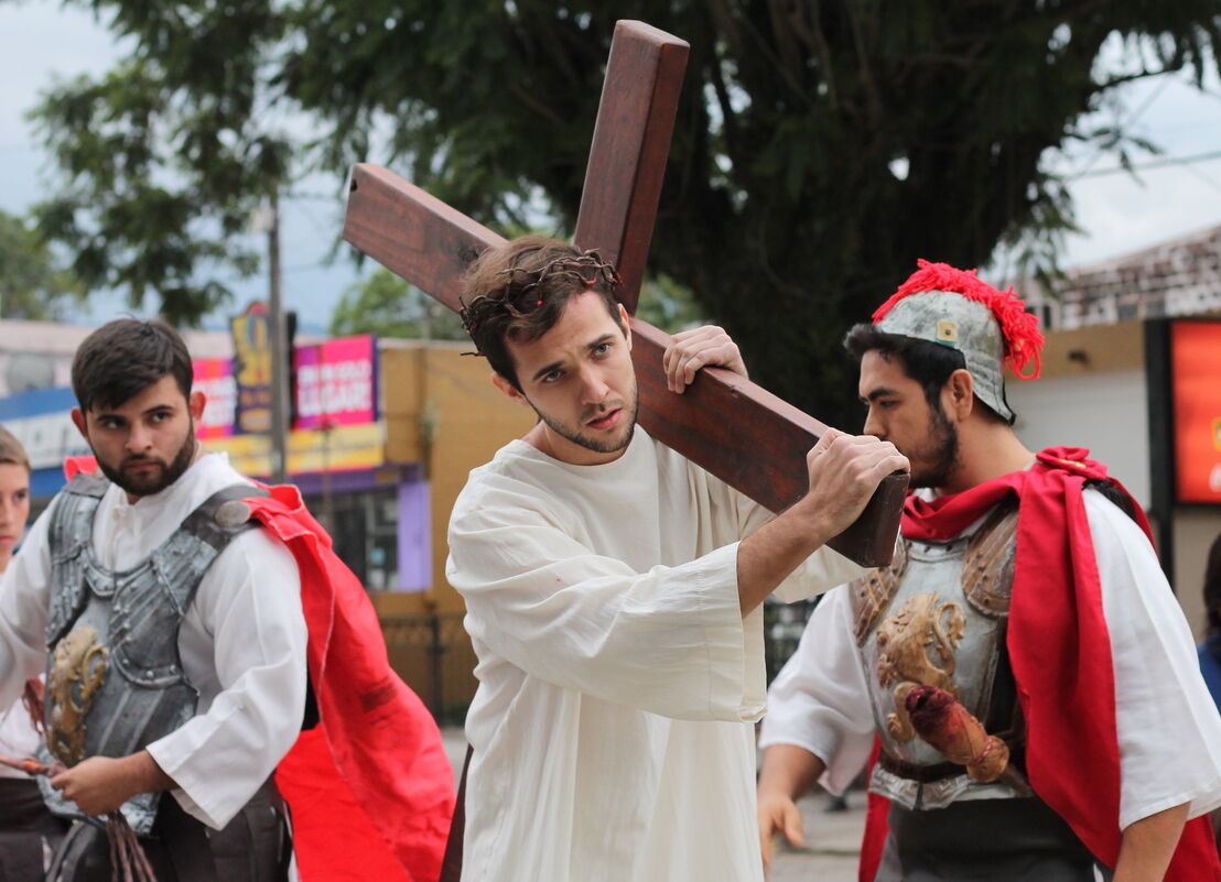 Foto de Viacrucis viviente