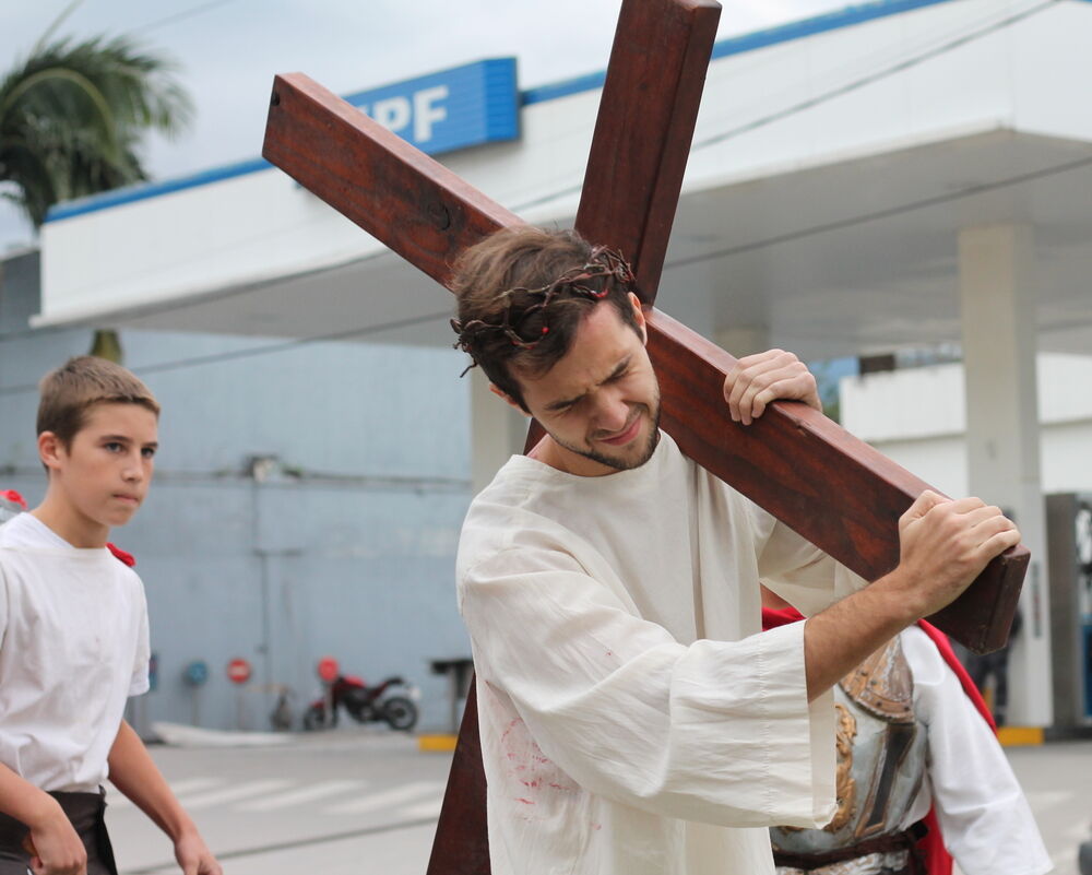 Foto de Viacrucis viviente