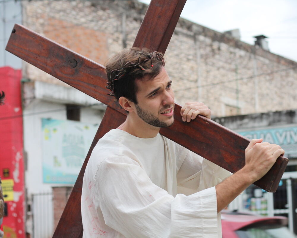 Foto de Viacrucis viviente