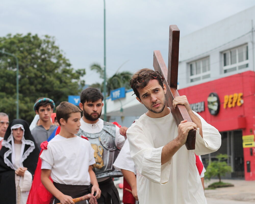 Foto de Viacrucis viviente