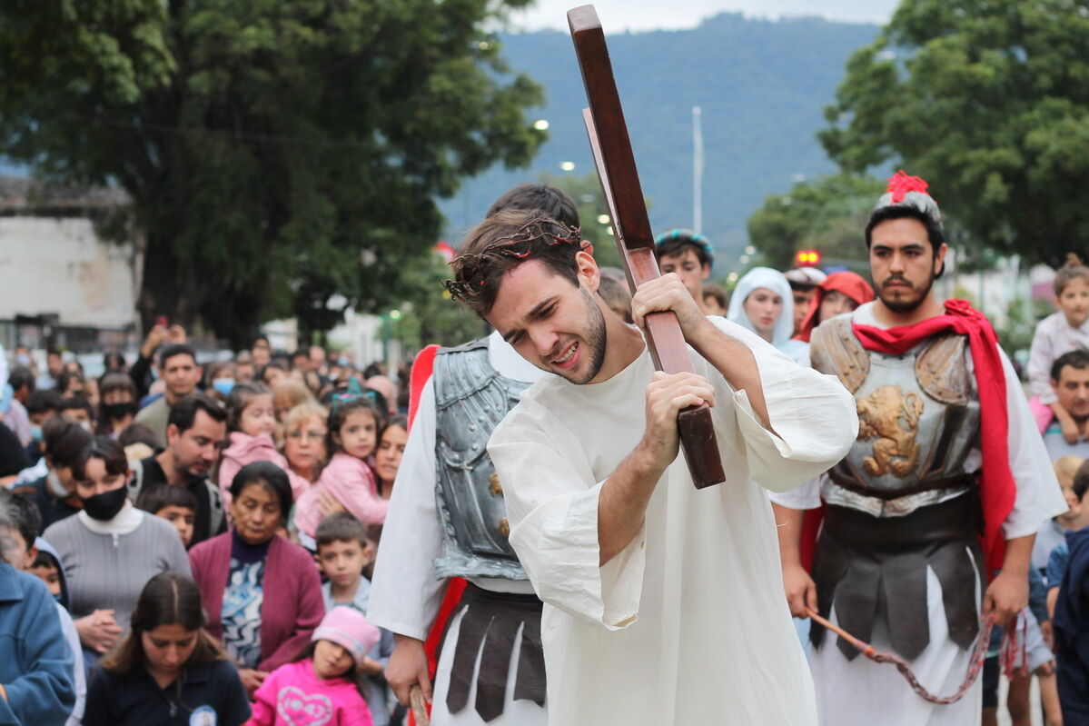 Foto de Viacrucis viviente