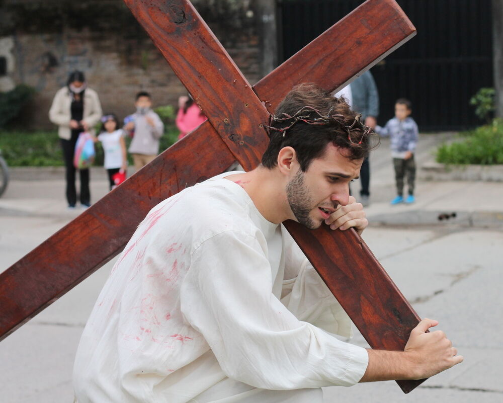 Foto de Viacrucis viviente