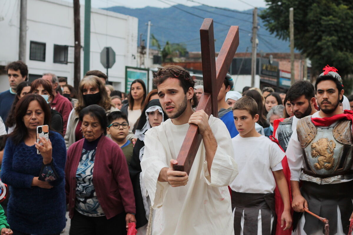 Foto de Viacrucis viviente