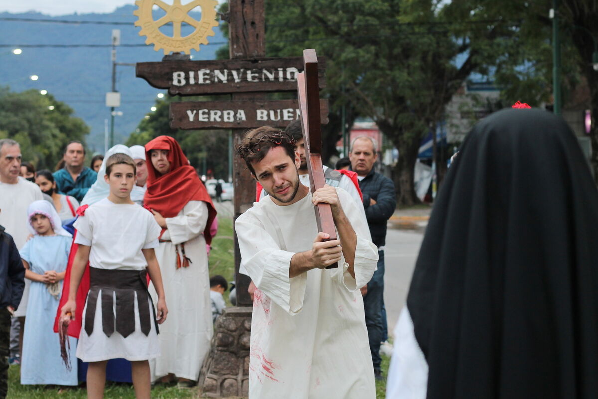 Foto de Viacrucis viviente
