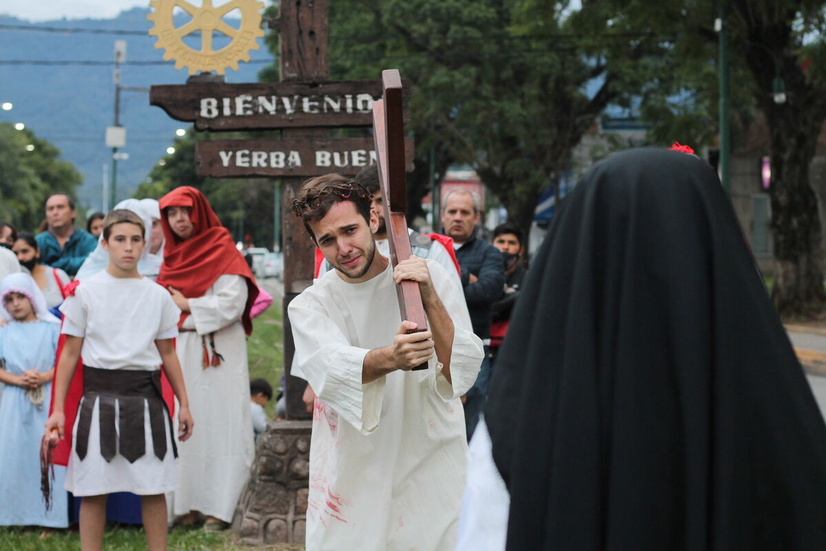 Foto de Viacrucis viviente