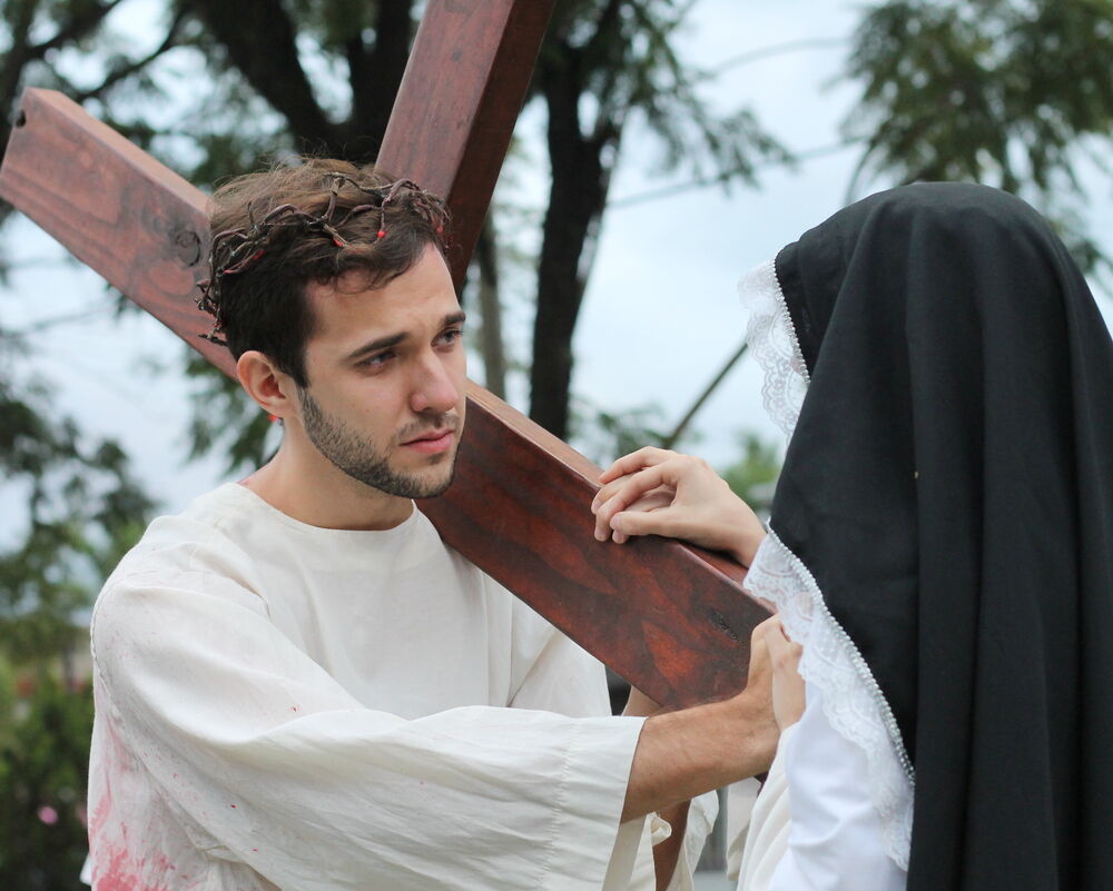 Foto de Viacrucis viviente