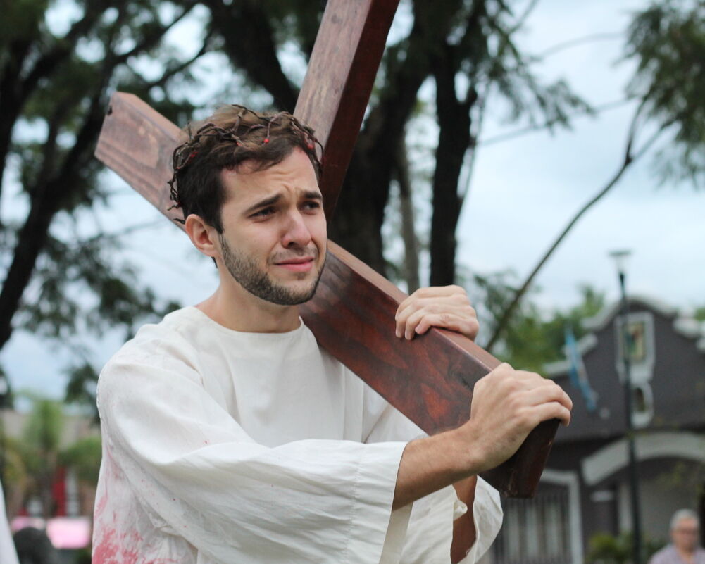 Foto de Viacrucis viviente