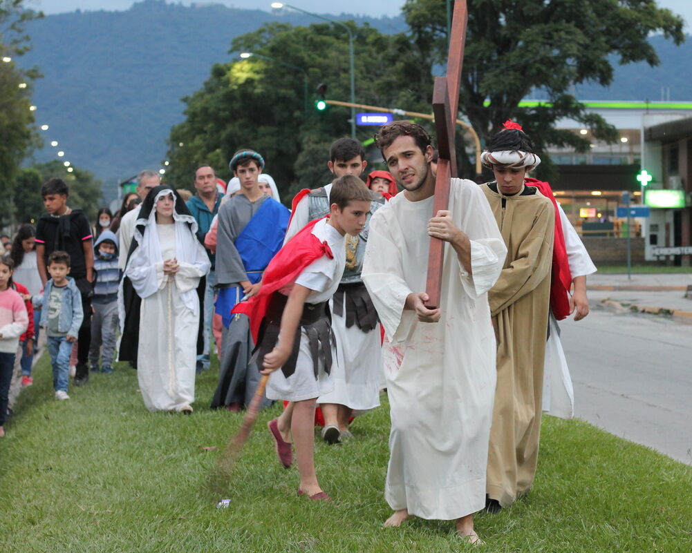 Foto de Viacrucis viviente