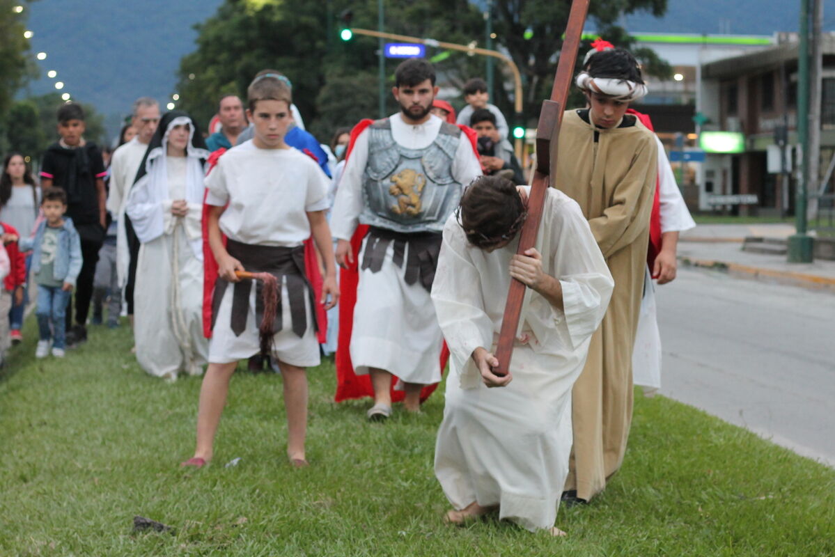 Foto de Viacrucis viviente