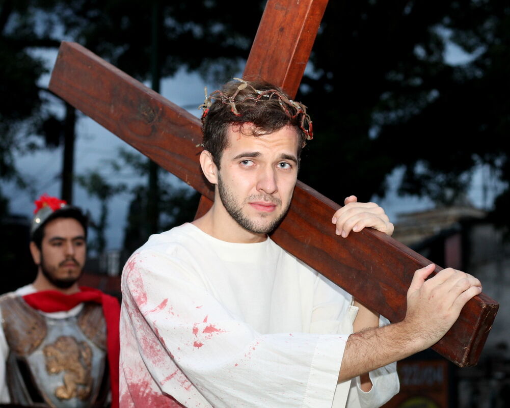 Foto de Viacrucis viviente