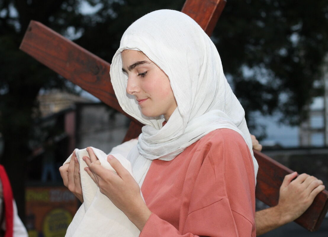 Foto de Viacrucis viviente
