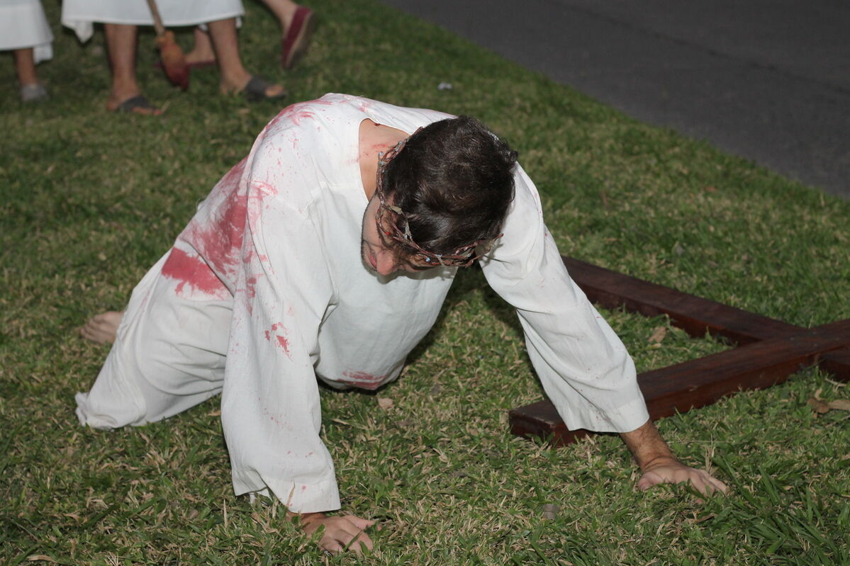 Foto de Viacrucis viviente