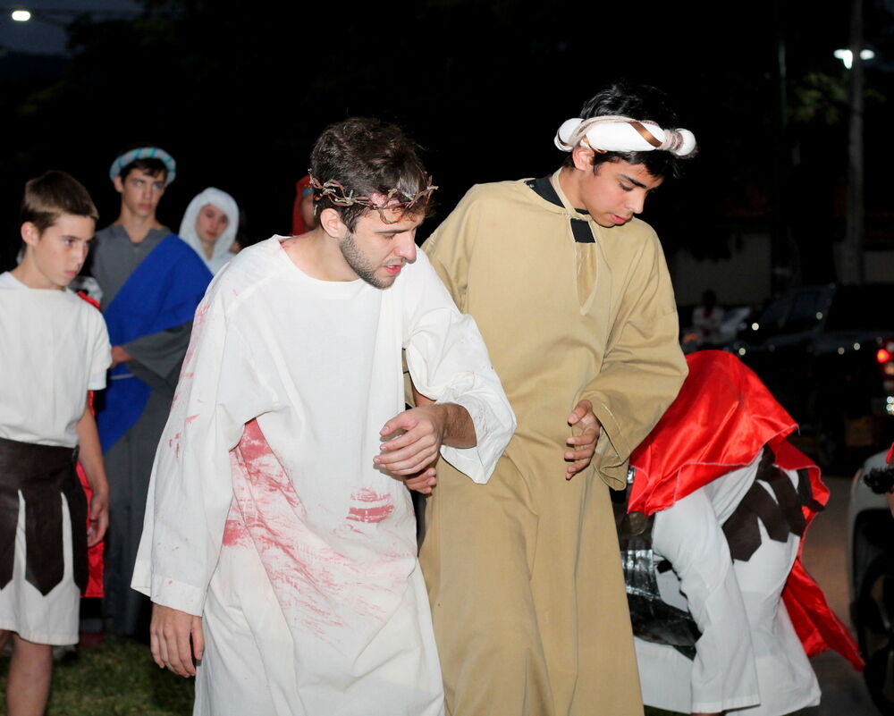 Foto de Viacrucis viviente