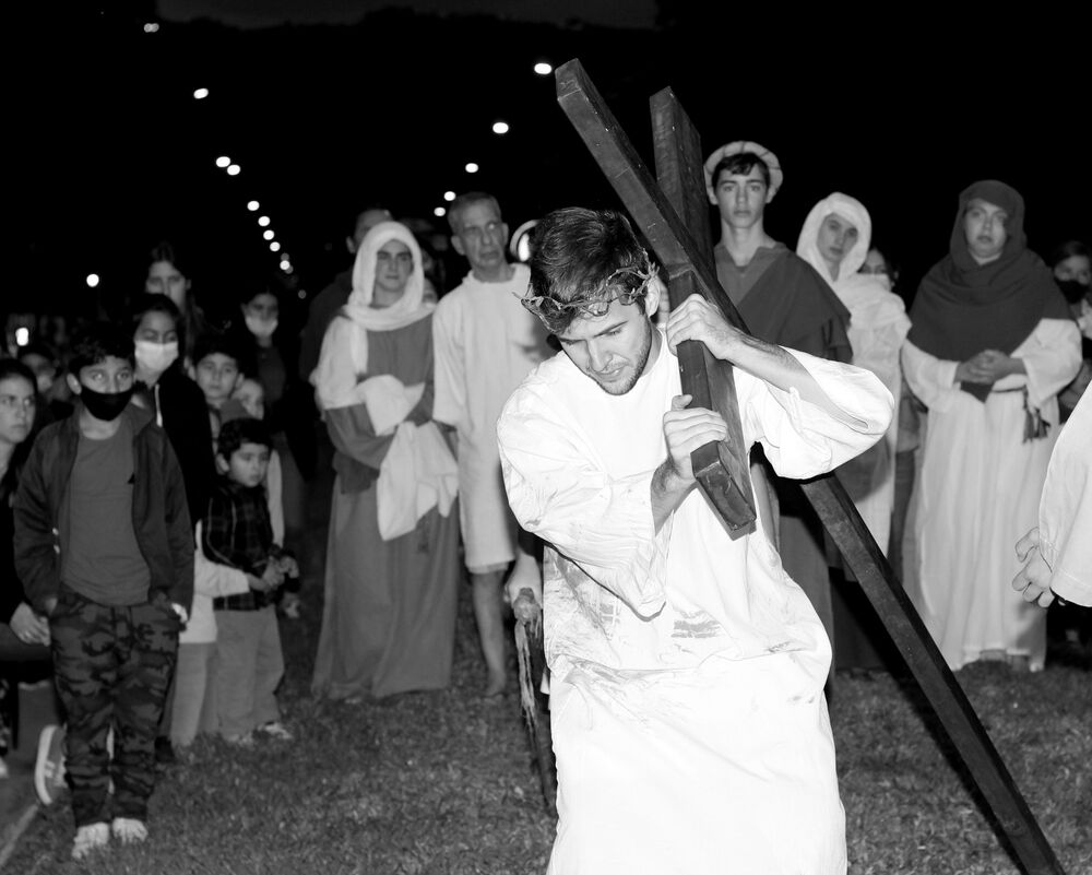 Foto de Viacrucis viviente