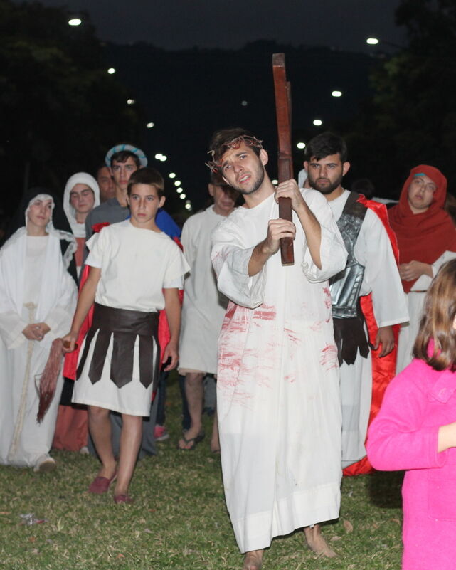 Foto de Viacrucis viviente