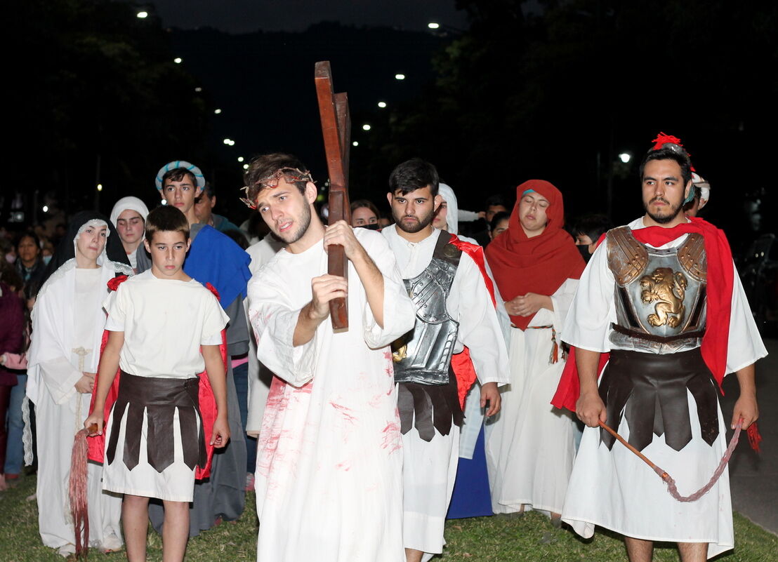 Foto de Viacrucis viviente