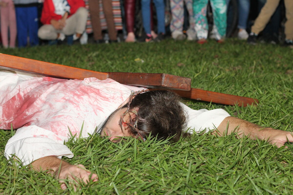 Foto de Viacrucis viviente