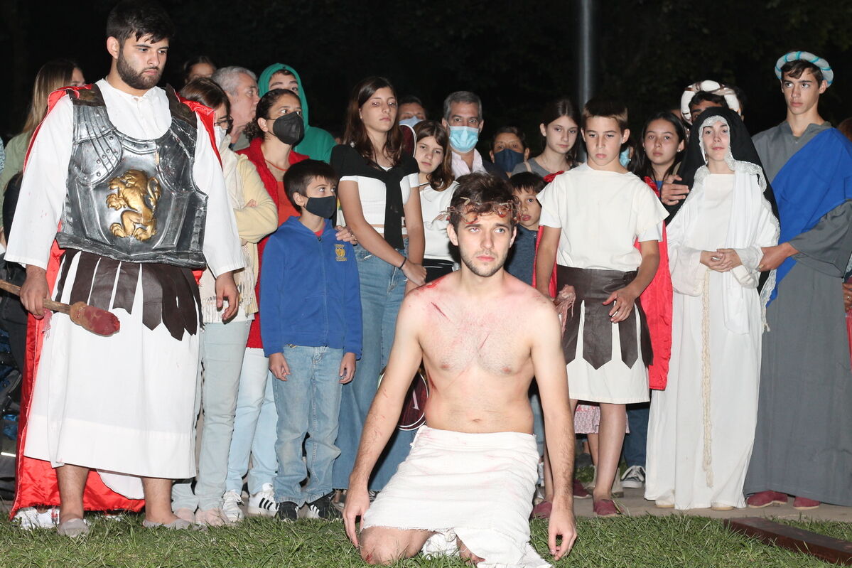 Foto de Viacrucis viviente