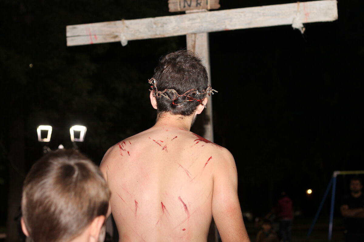 Foto de Viacrucis viviente
