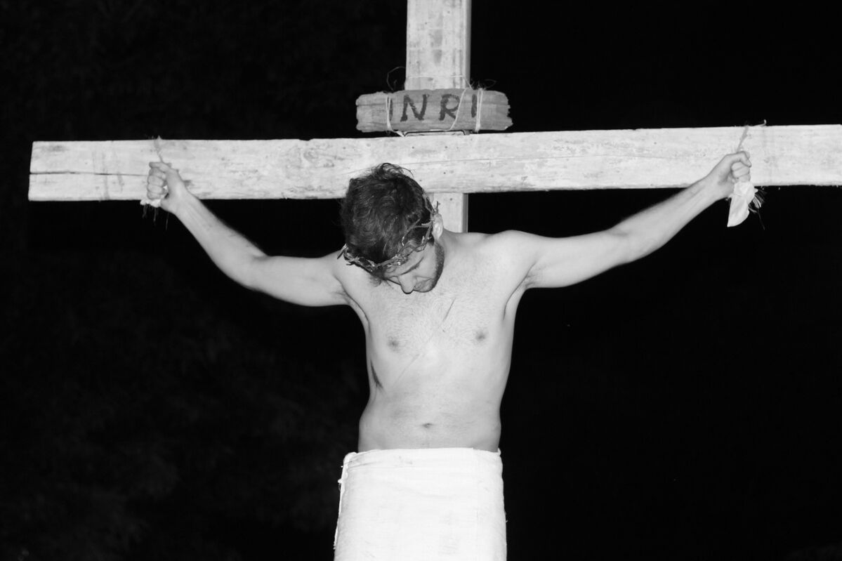 Foto de Viacrucis viviente