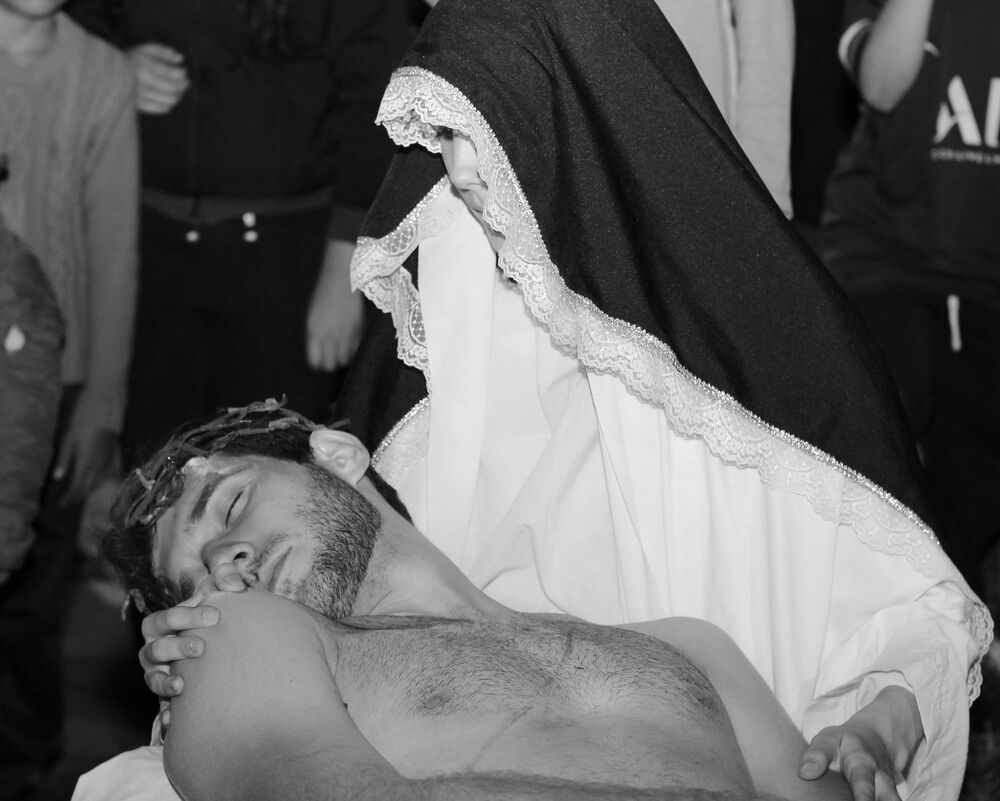 Foto de Viacrucis viviente