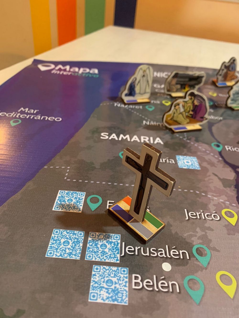 Mapa interactivo: hechos y milagros en los evangelios