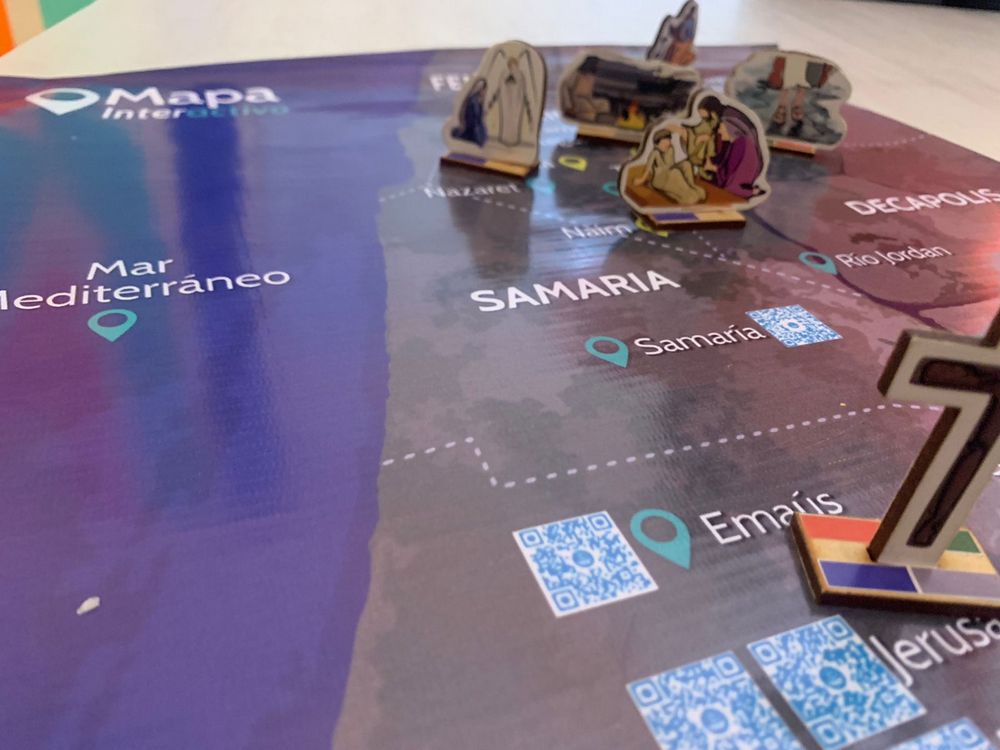 Mapa interactivo: hechos y milagros en los evangelios