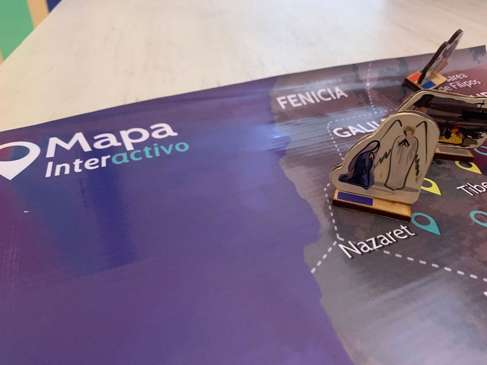 Mapa interactivo: hechos y milagros en los evangelios